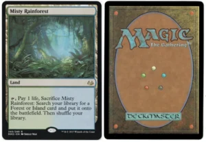 Misty Rainforest from Modern Masters 2017 Magic the Gathering Proxy