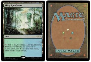 Misty Rainforest from Secret Lair Drop Magic the Gathering Proxy