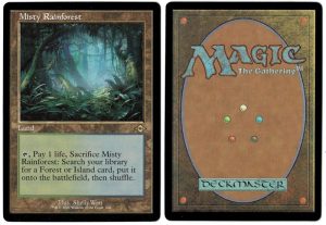 Misty Rainforest (Retro Frame) from Modern Horizons 2 Magic the Gathering Proxy