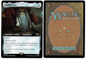 Mithril Coat (Extended Art) from Universes Beyond: The Lord of the Rings: Tales of Middle-earth Magic the Gathering Proxy
