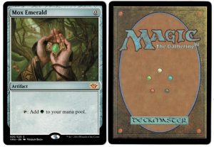 Mox Emerald from Vintage Masters Magic the Gathering Proxy