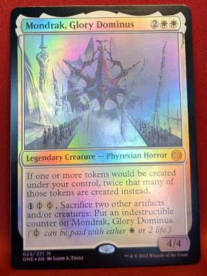 FOIL Mondrak, Glory Dominus from Phyrexia: All Will Be One Magic the Gathering Proxy