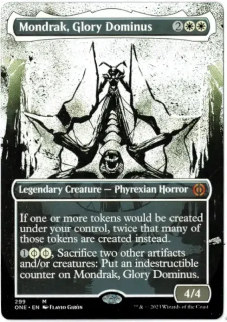 Mondrak Glory Showcase Magic the Gathering Proxy