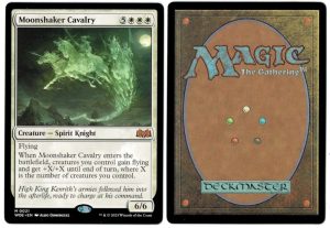 Moonshaker Cavalry from Wilds of Eldraine Magic the Gathering Proxy