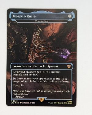 FOIL Morgul-Knife (Shadowspear) from Commander: The Lord of the Rings: Tales of Middle-earth Proxy