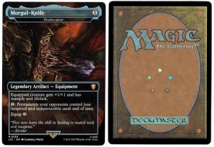 Morgul-Knife (Shadowspear) from Commander: The Lord of the Rings: Tales of Middle-earth Magic the Gathering Proxy