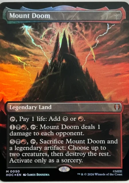 Mount doom hobbit – mtg proxy