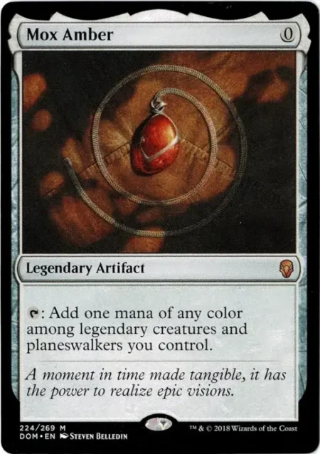 Mox Amber Dom Magic the Gathering Proxy