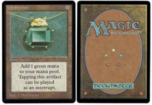 Mox Emerald from Beta Magic the Gathering Proxy