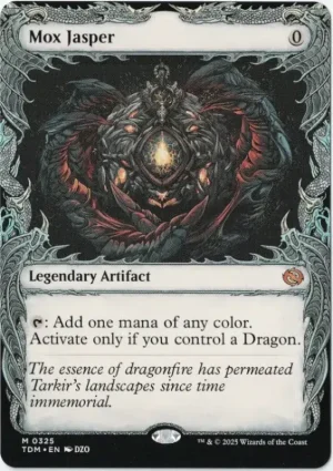 Mox Jasper Showcase Magic the Gathering Proxy