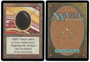 Mox Jet from Beta Magic the Gathering Proxy