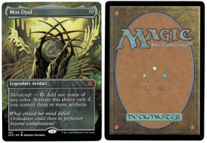 Mox Opal (Borderless) from Double Masters Magic the Gathering Proxy
