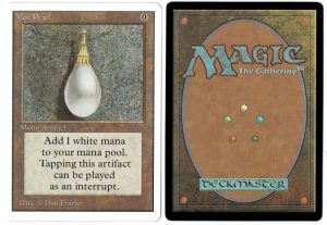 Mox Pearl from Unlimited Power Nine Magic the Gathering Proxy