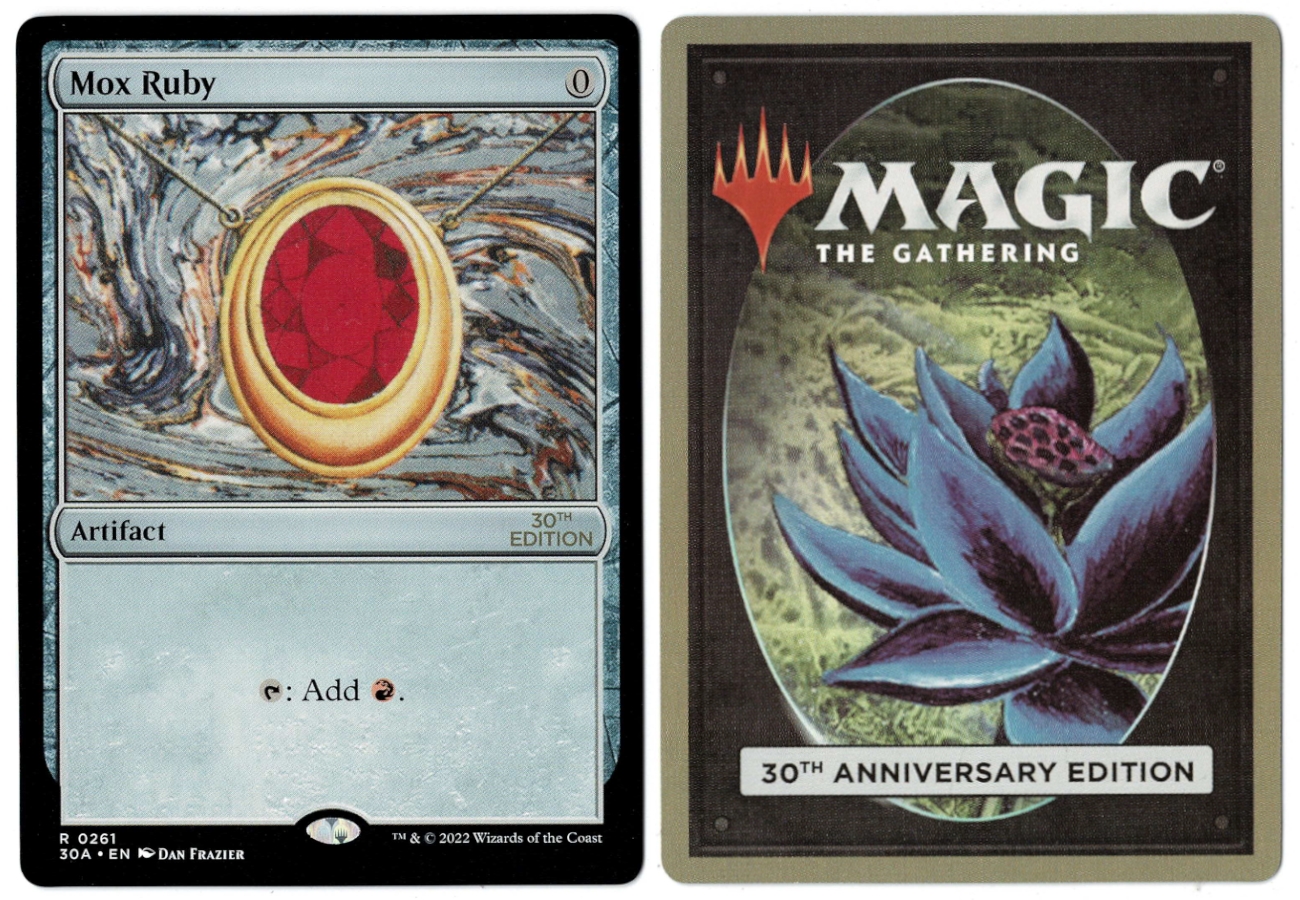 Power Nine 30th Anniversary Magic the Gathering MTG Proxy Card Set