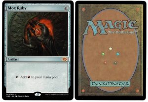 Mox Ruby from Vintage Masters Magic the Gathering Proxy