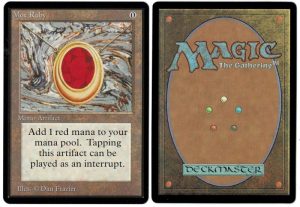 Mox Ruby from Beta Magic the Gathering Proxy