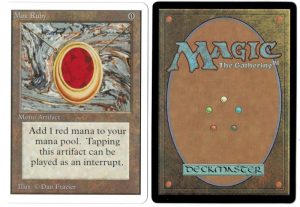 Mox Ruby from Unlimited Magic the Gathering Proxy