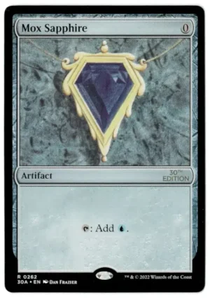 Mox Sapphire from 30th Anniversary Edition Magic the Gathering Proxy