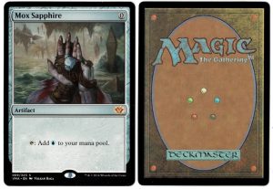 Mox Sapphire from Vintage Masters Magic the Gathering Proxy