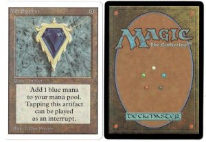 Mox Sapphire from Unlimited Power Nine Magic the Gathering Proxy