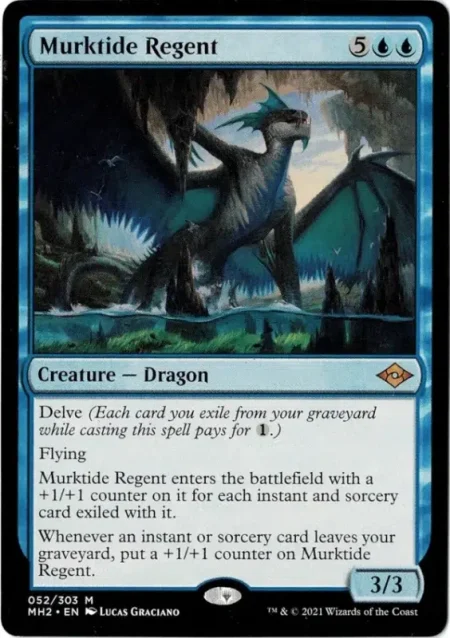 Murktide Regent 1 Magic the Gathering Proxy