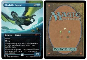 Murktide Regent from Secret Lair Drop Series Magic the Gathering Proxy