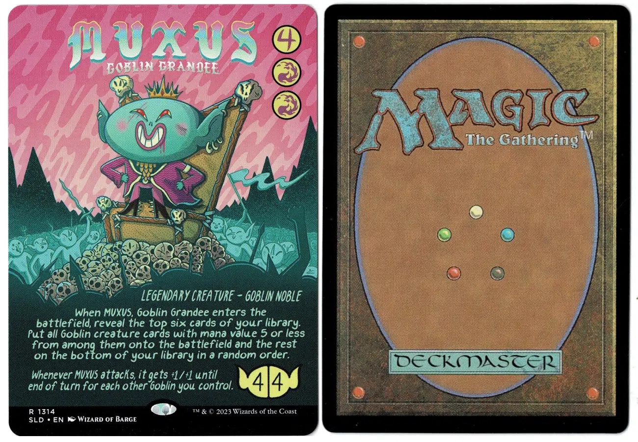 上流階級のゴブリン、マクサス　Muxus, Goblin Grandee 上流階級のゴブリン、マクサス/Muxus, Goblin Grandee》[JMP] 赤