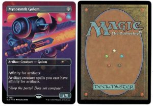 Mycosynth Golem from Secret Lair Drop Series Magic the Gathering Proxy
