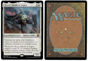 Myrel, Shield of Argive from The Brothers' War Magic the Gathering Proxy