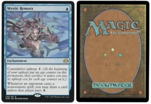 Mystic Remora (Borderless) from Secret Lair Drop Magic the Gathering Proxy Copy