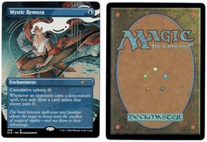 Mystic Remora (Borderless) from Secret Lair Drop Magic the Gathering Proxy