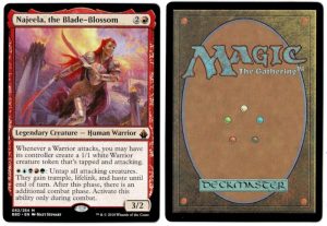 Najeela, the Blade-Blossom from Jumpstart 2022 Magic the Gathering Proxy