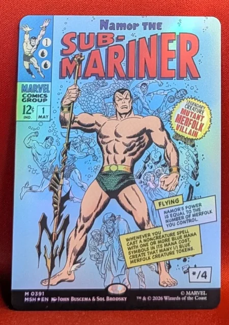 Namor the sub mariner foil – mtg proxy