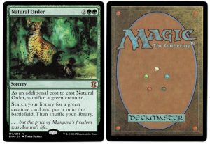 Natural Order from Eternal Masters Magic the Gathering Proxy