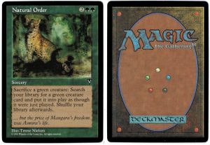 Natural Order from Visions Magic the Gathering Proxy