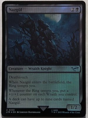 FOIL Nazgul Set (All 9 Arts) from Universes Beyond: The Lord of the Rings: Tales of Middle-earth