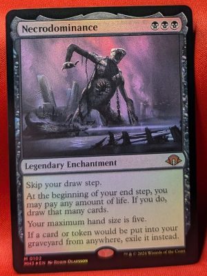 FOIL Necrodominance from Modern Horizons 3 Magic the Gathering Proxy