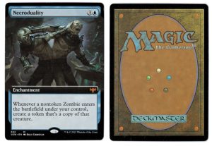 Necroduality (Extended Art) from Innistrad: Crimson Vow Proxy