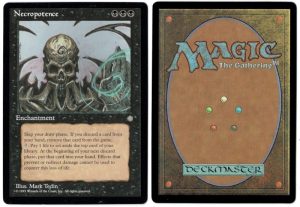 Necropotence from Ice Age Magic the Gathering Proxy
