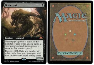 Nethergoyf (Extended Art) from Modern Horizons 3 Magic the Gathering Proxy
