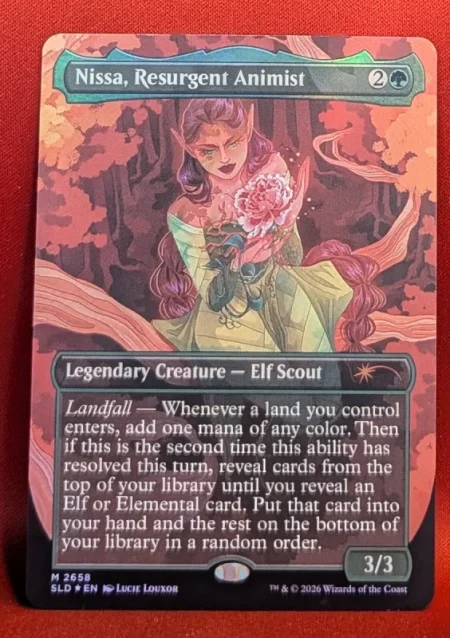 Nissa resurgent animist sld foil – magic the gathering proxy