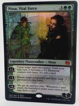 FOIL Nissa, Vital Force from SDCC 2018 Promo Proxy