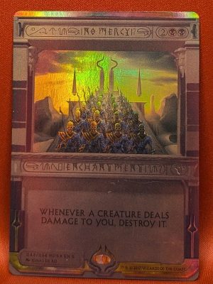 FOIL No Mercy from Amonkhet Invocations Magic the Gathering Proxy