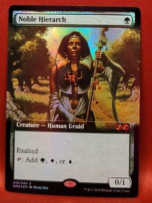 FOIL Noble Hierarch from Ultimate Masters Box Topper Magic the Gathering Proxy