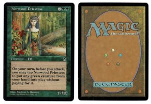 Norwood Priestess from Portal Second Age Magic the Gathering Proxy