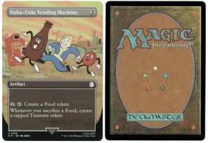 Nuka-Cola Vending Machine (Borderless) from Universes Beyond: Fallout Magic the Gathering Proxy