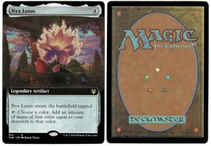 Nyx Lotus (Extended Art) from Theros Beyond Death Magic the Gathering Proxy