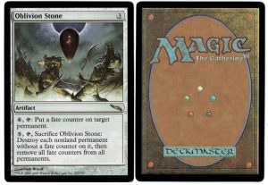Oblivion Stone from Mirrodin Magic the Gathering Proxy