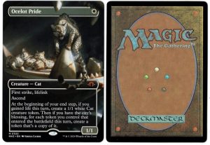 Ocelot Pride (Borderless) from Modern Horizons 3 Magic the Gathering Proxy
