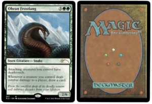 Ohran Frostfang from Secret Lair Drop Magic the Gathering Proxy